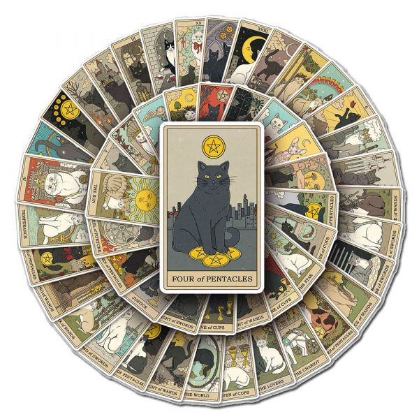 Tarot chat autocollants – Image 8