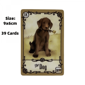 Jeu de cartes Lenormand « sous les roses »
