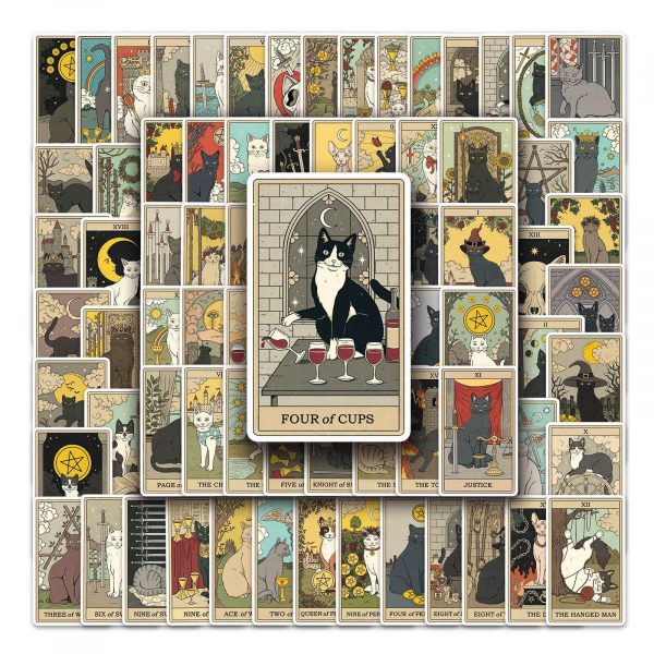 Tarot chat autocollants – Image 6