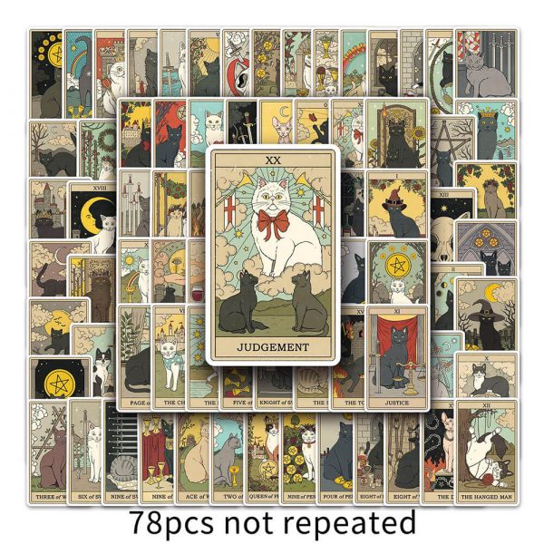 Tarot chat autocollants – Image 7