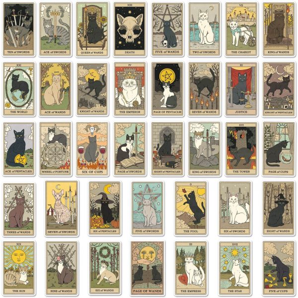 Tarot chat autocollants – Image 4