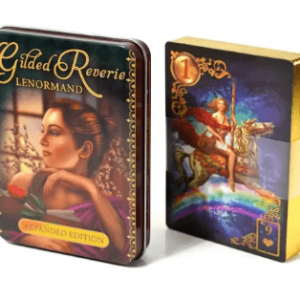 Jeu de cartes de tarot Rêverie Lenormand doré