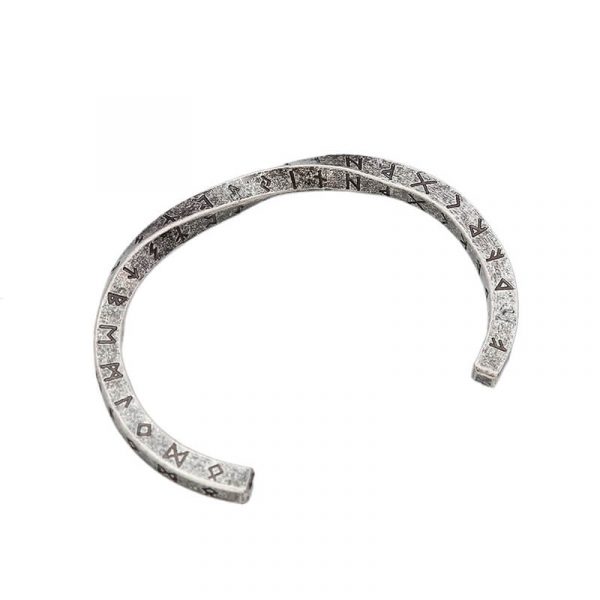 Bracelet Viking "Rune Éternelle" - Acier Inoxydable Argenté – Image 5