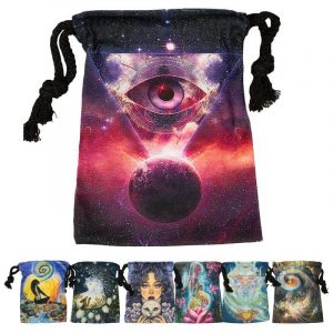 Sac de Tarot Mystique – Velours Luxueux, Protection Élégante