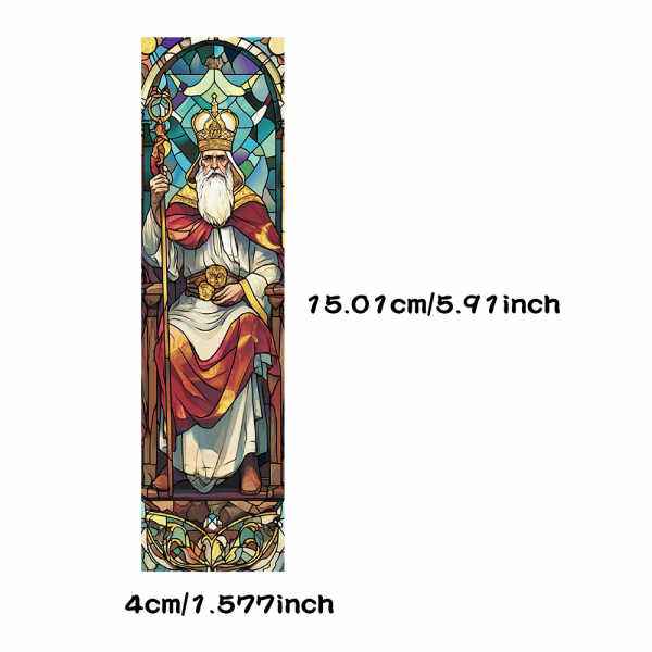30 pièces vitrail tarot carte signets pour étudiants papier carte décoration livres livre page marquage page livre marquage bricolage – Image 3