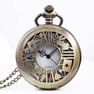 Montre de Poche à Quartz en Bronze