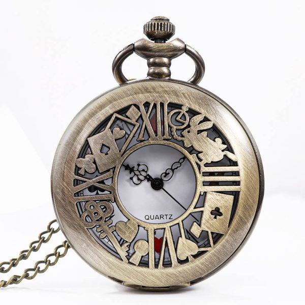 Montre de Poche à Quartz en Bronze