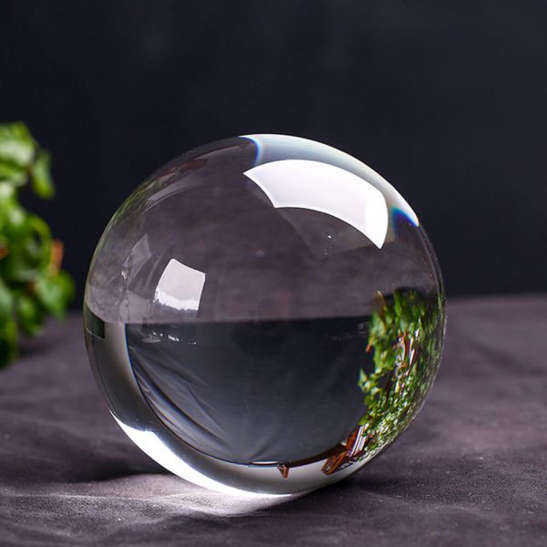 Boule de Cristal Feng Shui en Cristal K9 - Sphère Transparente 70mm/80mm/100mm - Accessoire Photo & Décoration Élégante pour Maison/Mariage - Cadeau Spiritualité et Harmonie – Image 5