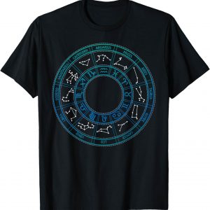 T-shirt Décontracté Signes du Zodiaque – Horoscope et Astrologie