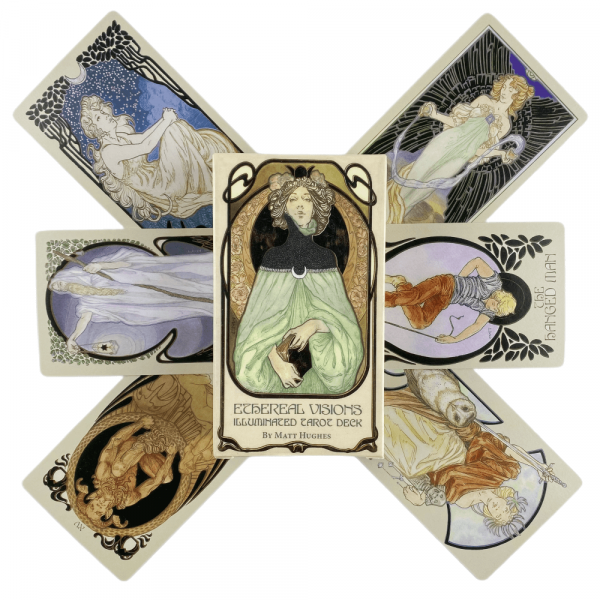 Jeu de tarot enluminé visions éthérées (version anglaise) – Image 6