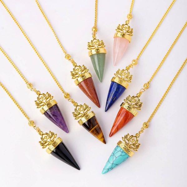 Pendentif Pendule en Cristal Naturel – Votre Compagnon d'Intuition et d'Équilibre - Vendu à l'unité – Image 6