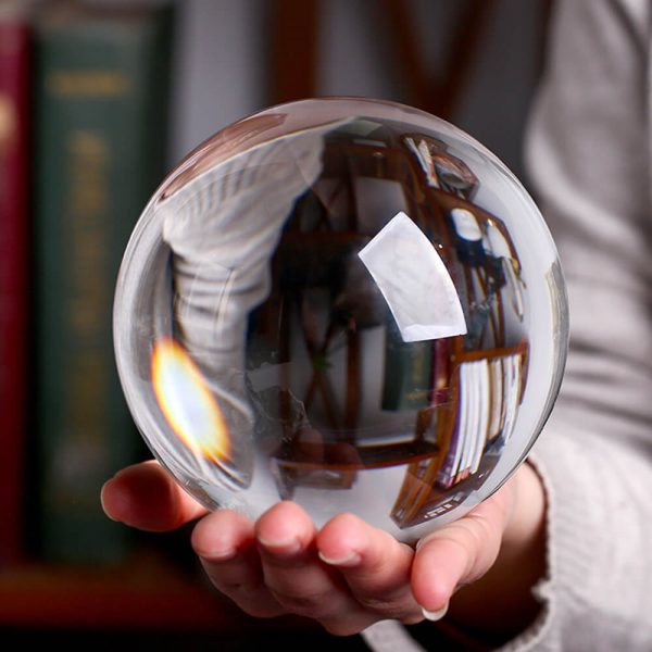 Boule de Cristal Feng Shui en Cristal K9 - Sphère Transparente 70mm/80mm/100mm - Accessoire Photo & Décoration Élégante pour Maison/Mariage - Cadeau Spiritualité et Harmonie – Image 6