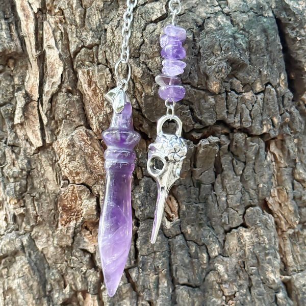 Pendule Égyptien de Thot en Pierre Naturelle - Outil de voyance et de Radiesthésie Haut de Gamme – Image 3