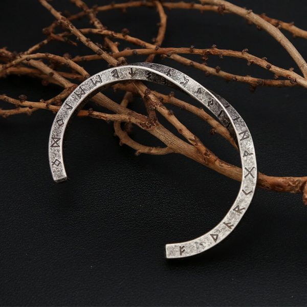 Bracelet Viking "Rune Éternelle" - Acier Inoxydable Argenté – Image 7