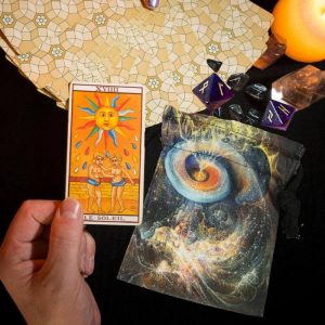 Sac de Tarot Mystique – Velours Luxueux, Protection Élégante