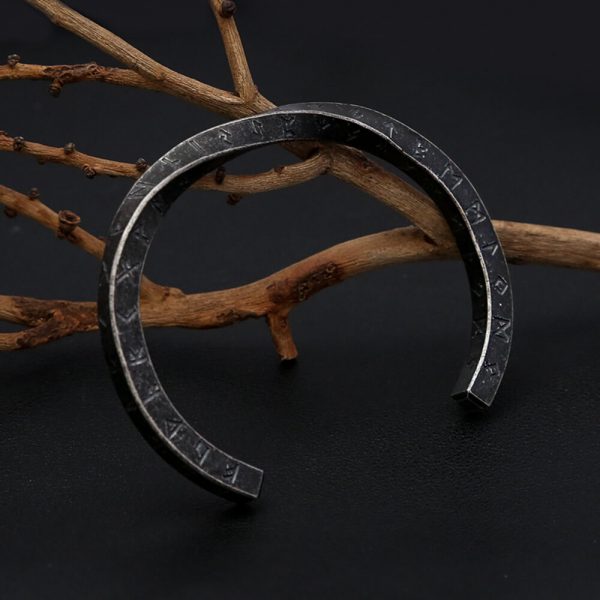 Bracelet Viking "Rune Éternelle" - Acier Inoxydable Argenté – Image 8