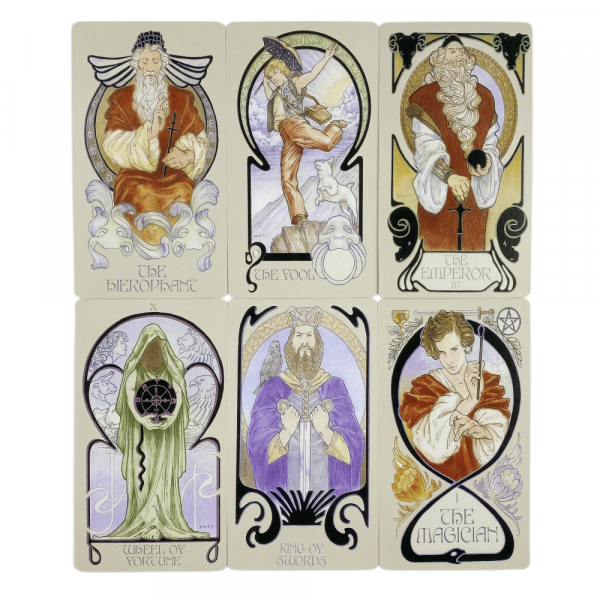 Jeu de tarot enluminé visions éthérées (version anglaise) – Image 4