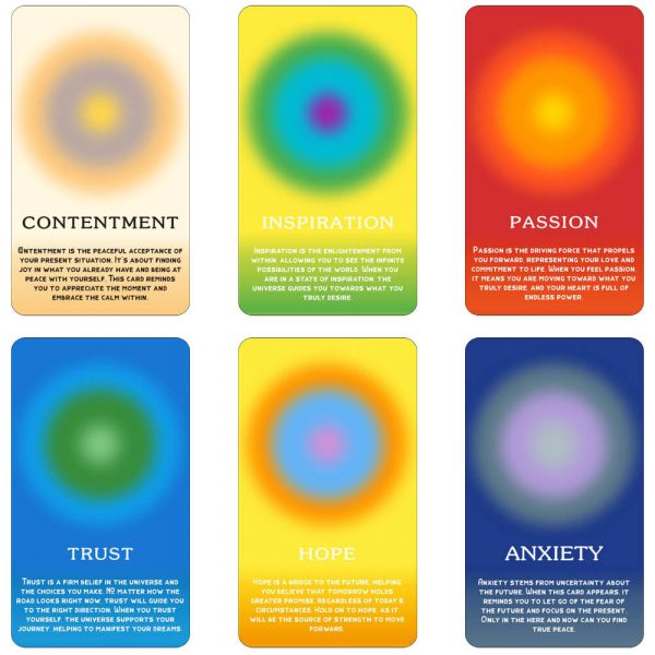 Jeu de Cartes Émotionnelles - Outil de Thérapie, Méditation et Développement Personnel – Image 2