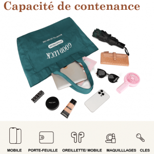 Sac en toile porte-bonheur, un sac à main polyvalent compagnon du quotidien