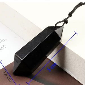 Pendule de guérison Reiki à Quartz naturel, pour radiesthésie, cône de Divination spirituelle, pendentif en cristal de Quartz, collier de petite taille, bijoux