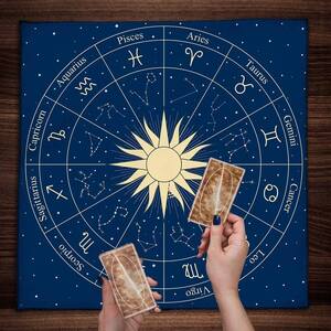 Tapis d’autel zodiacal – Roue astrologique