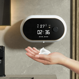 Distributeur de Savon Automatique Mural USB-C 500ml – Sans Contact, Rechargeable et Étanche IPX5